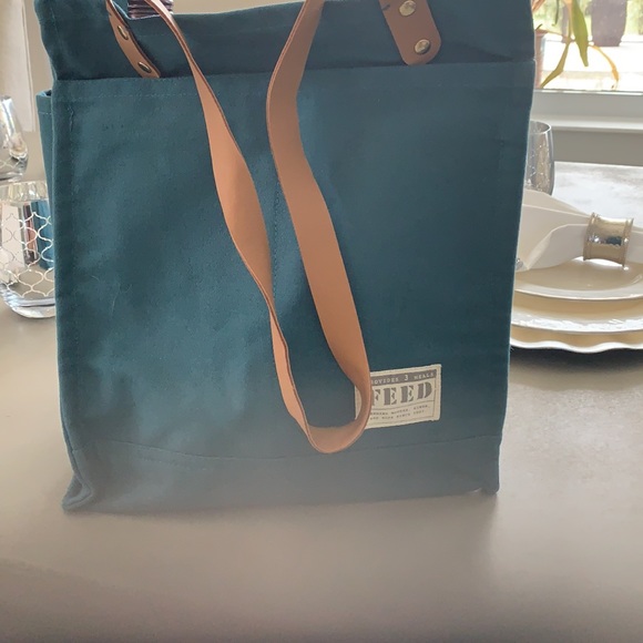 FEED Projects Canvas Market Tote New - Picture 4 of 8